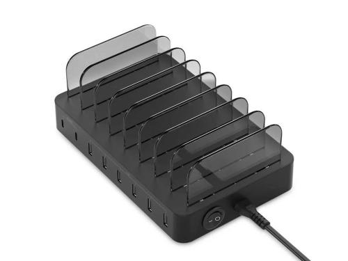 Conceptronic Ladegerät 8port 75w,2xusb-C/6xusb-A Desk Pd Sw