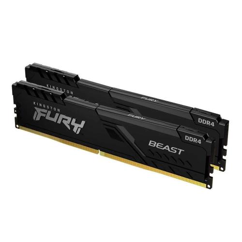 Ddr4 Kingston 2x32gb 3200 Fury Beast Negro