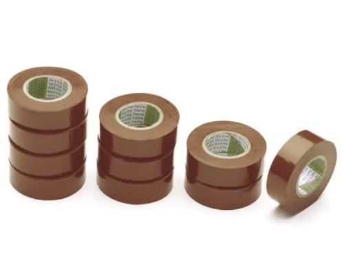 Nitto - Insulation Tape - Brown - 19 Mm X 10 M