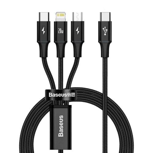 Baseus Rapid Series 3-In-1 Cable Usb-C For M+L+T .