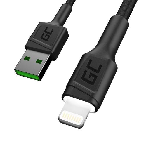 Cable Green Cell Ray Usb-A - Lightning White LED .
