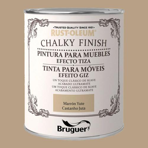 Rust-oleum Chalky Finish Móveis Castanho Juta 0,7.
