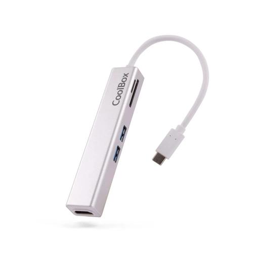 Docking Coolbox Usb-C Hdmi+Usb+Cr