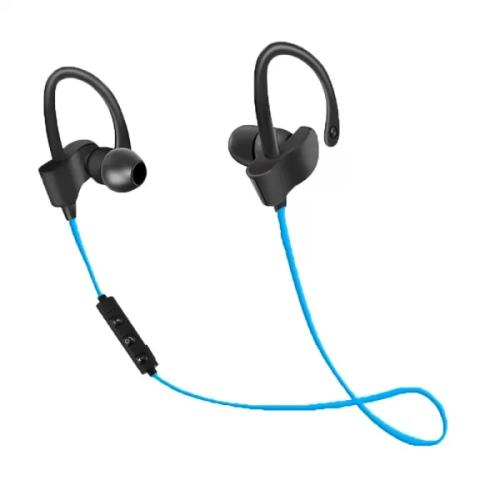 Auriculares Bluetooth Desportivos Azul/Preto - Esperanza