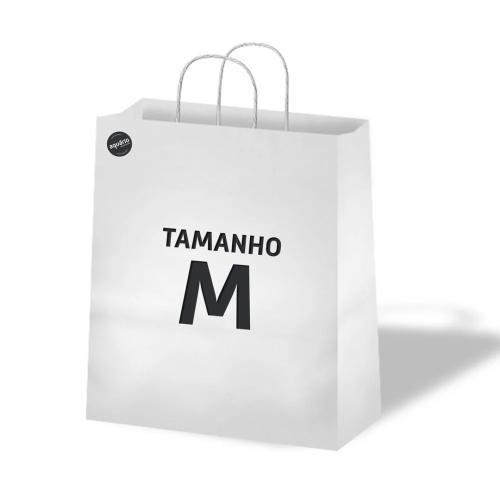Bolsa Papel Blanco Claro Talla M - 32x42x11cm 90gr