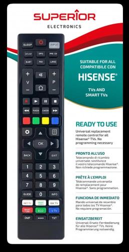 Control Remoto Compatible para Hisense Tv