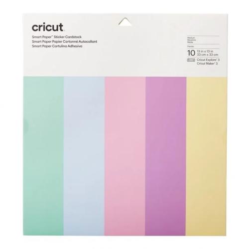Cricut Smrt Stkr Cdstk 33x33cm 10 Sht (Pastels)m18