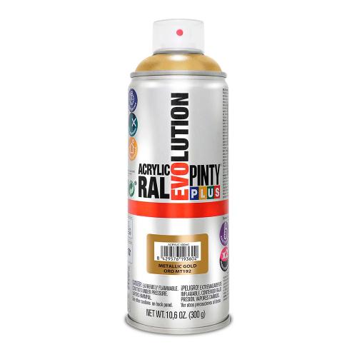 Tinta Em Spray Pintyplus Evolution Metalizada 520c