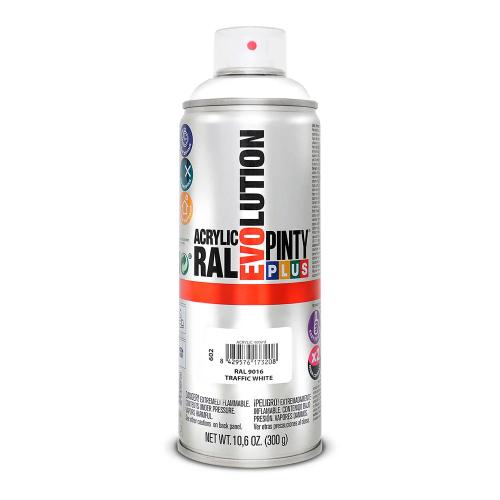 Tinta Em Spray Pintyplus Evolution 520cc Ral 9016