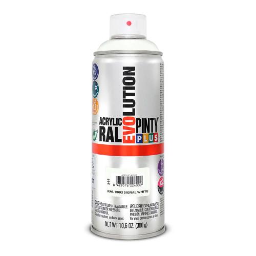 Tinta em Spray Pintyplus Evolution 520cc Ral 9003.