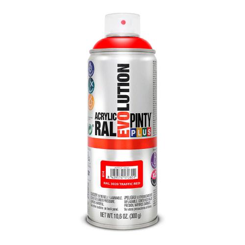 Tinta Em Spray Pintyplus Evolution 520cc Ral 3020