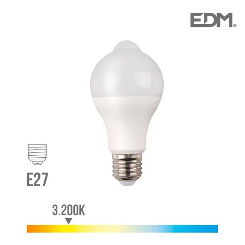 Bombilla Standard Led Con Sensor De Presencia Y C.