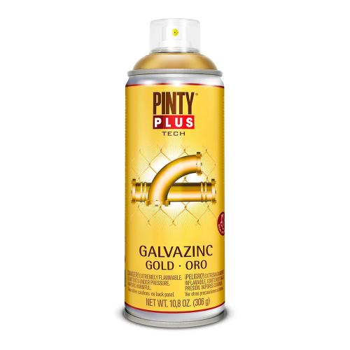 Spray Pintyplus Tech Galvazinc 520cc Ouro Brilho