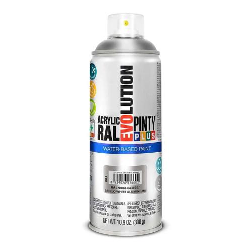 Spray Pintyplus base de água Aluminio Branco 520cc