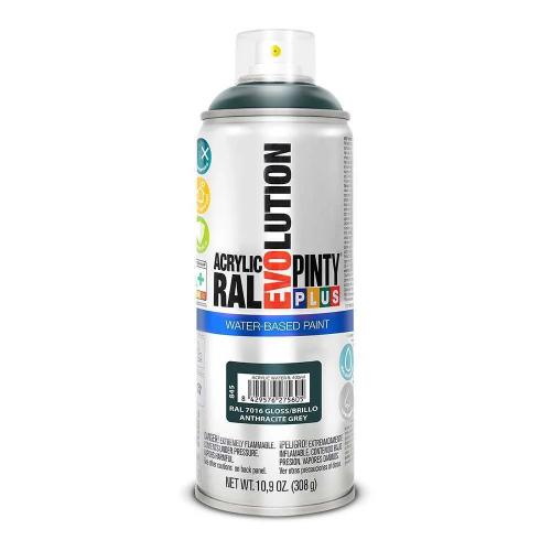 Spray Pintyplus base de água Cinzento Antrac 520cc