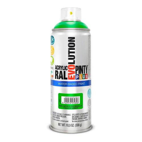 Spray Pintyplus base de água Verde Amarelado 520cc