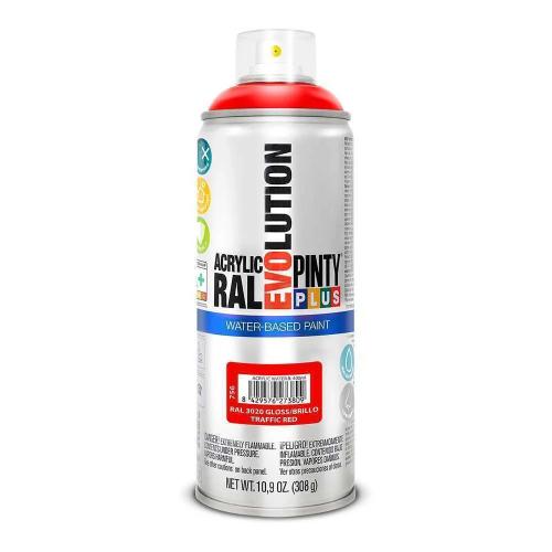 Spray Pintyplus base de água Vermelho Trafic 520cc