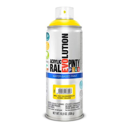 Spray Pintyplus A base de água Amarelo Colza 520cc