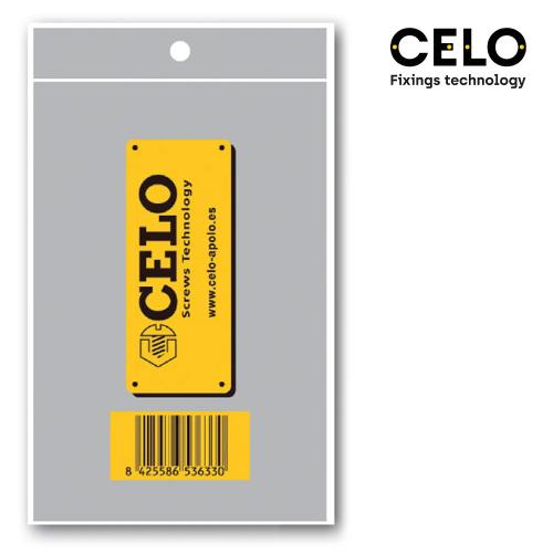 *merchandising* Pack de 50 Unid.. Bolsa Grande Celo 10,5x15,5cm