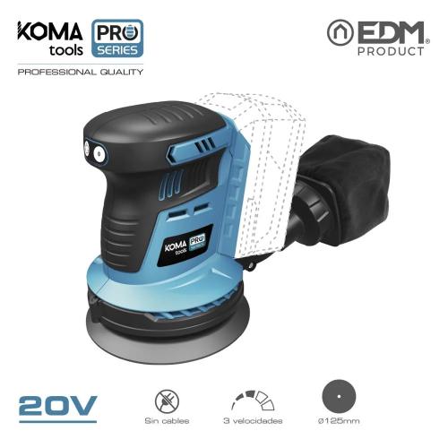 Lixadora Excêntrica 20v (Sem Bateria e Carregador.