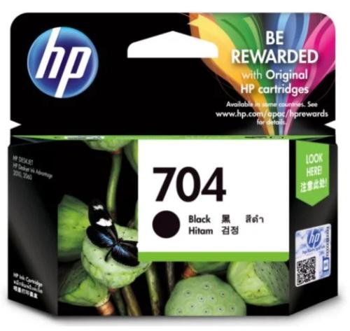 Hp 704 Original Black 1 Pc(S)