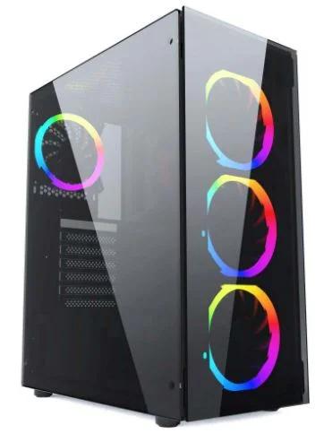 Gembird Ccc-Fc-1500rgb Computer Case Midi Tower Black Transparent