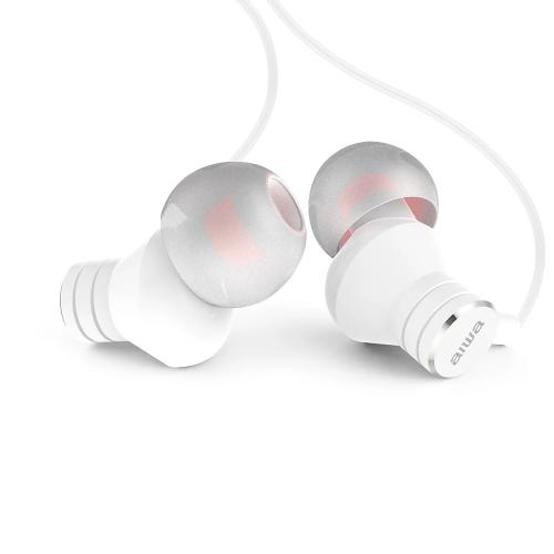 Auriculares Micro Aiwa Estm-50wt Blanco
