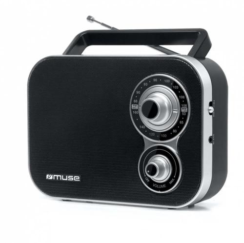 Muse M-051 R, Portátil, Digital, Fm,Mw, Preto, Ro.