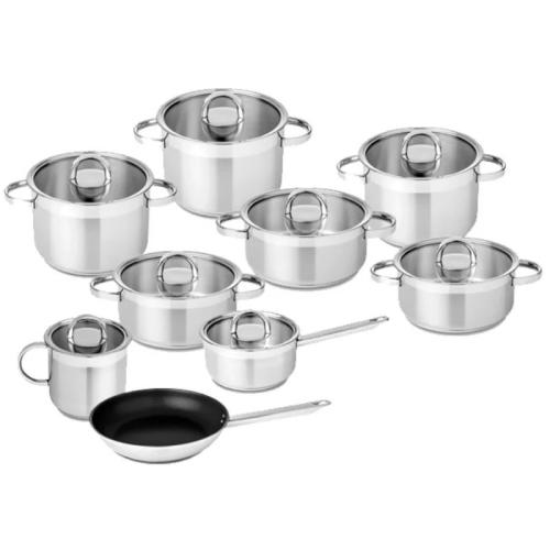 Trem Cozinha 9 Peças Silampos Atlantico Glass