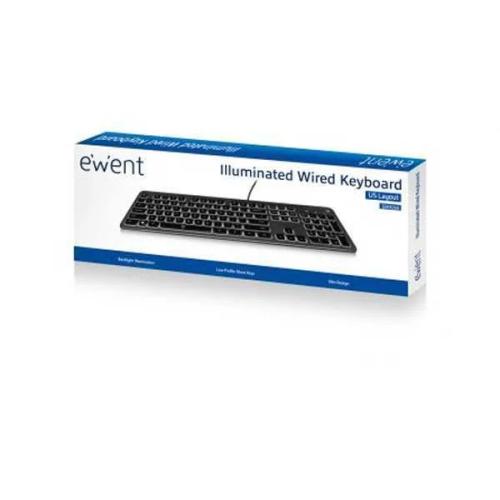 Ewent Teclado Silent & Retroiluminado Usb