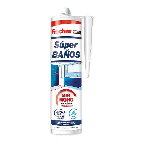 Super Wc Silicone Branco Anti-Fungos Sem Odor 280ml 563064 Fischer