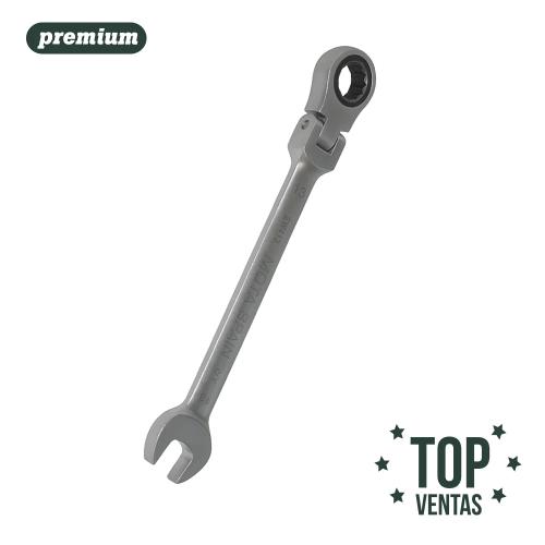 Chave Combinada com Catrava (Chave Boca + Roquete) Articulada 17mm Ew417