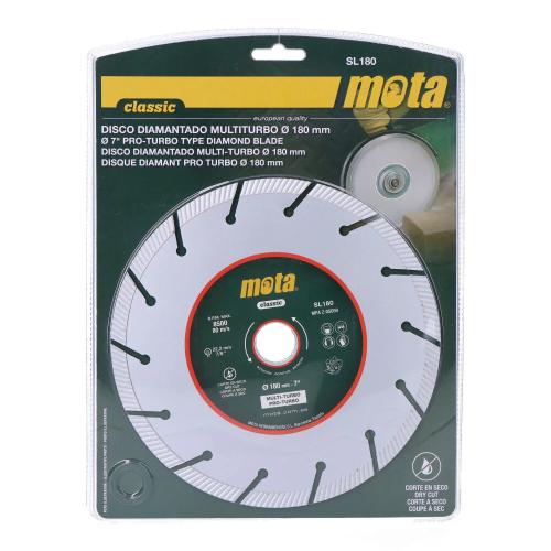 Disco Diamante Multiturbo de 180 Mm Mota