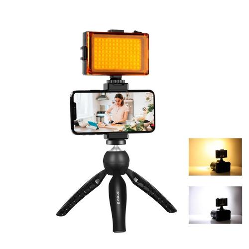 Kit de Streaming Tripé + LED + Suporte Smartphone