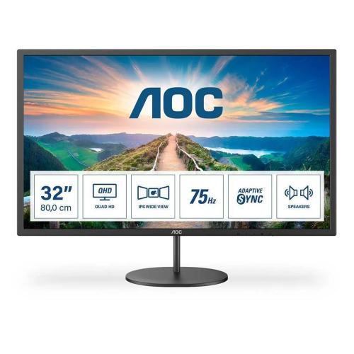 Monitor Ips LED 31.5" Q32v4 2k Ultra Hd Preto - Aoc