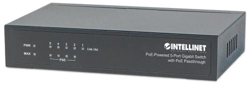 Intellinet Switch 5x Ge 4x Pse Poe+ 1x Pd Ieee 802.3az