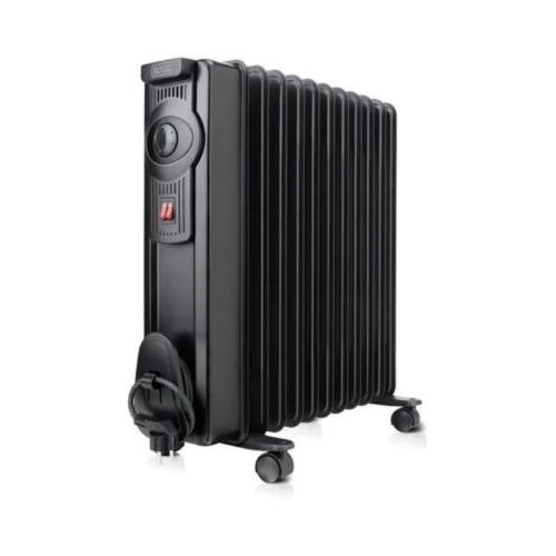 Oil Radiator Bxra2300e 11 Elements 2300w (Black) - Black&Decker