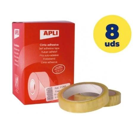 Caja de Cintas Adhesivas Transparentes Apli 11266.