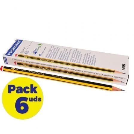 Lápices de Grafito Staedtler Noris 120-2/ Hb/ 6 C.