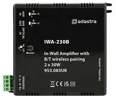 Iwa Amplificador de Pared Con Bluetooth 2x30w