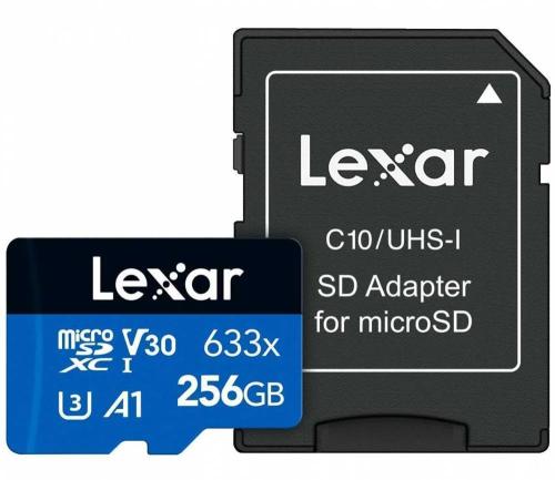 Lexar 633x Cartão de Memória 256 Gb Microsdxc Uhs.