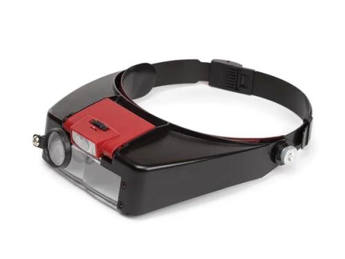 Lupa de Cabeça com Luz LED 1.8x - 2.3x - 3.3x