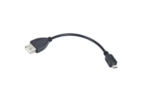 Cable Usb Lanberg Micro M a Usb-A F 2.0 Otg Negro 15cm Oem