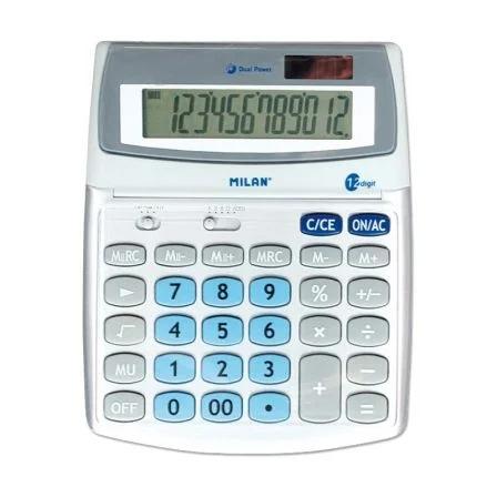 Calculadora Milan 152512bl/ Cinza