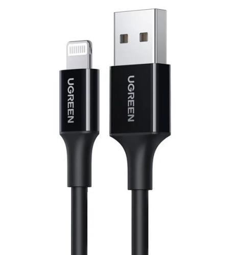 Usb To Lightning Cable Ugreen Us155, Mfi, 1m (Bla.