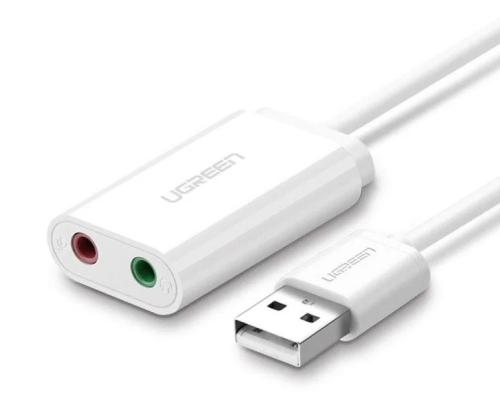 Ugreen 30143 Tarjeta de Sonido 2.0 Canales Usb