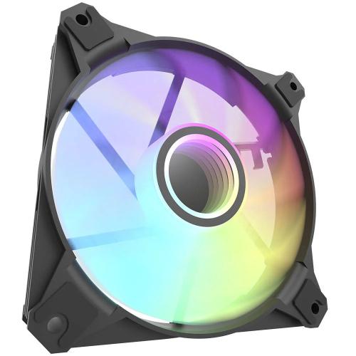 Sada Pocítacových Ventilátoru Darkflash Inf8 Argb, 3v1 120x120 (Cerná)
