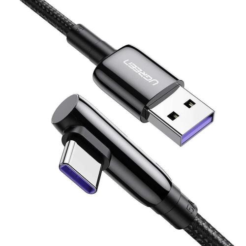 Cable Usb a Usb-C Ugreen Us317 En Angulo, 2m