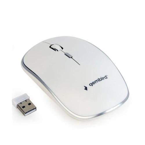 Mouse Usb Optical Wrl/White Musw-4b-01-W Gembird