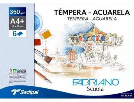Pack 10 Sobres de 6 Hojas Papel Temperaacuarela 3.